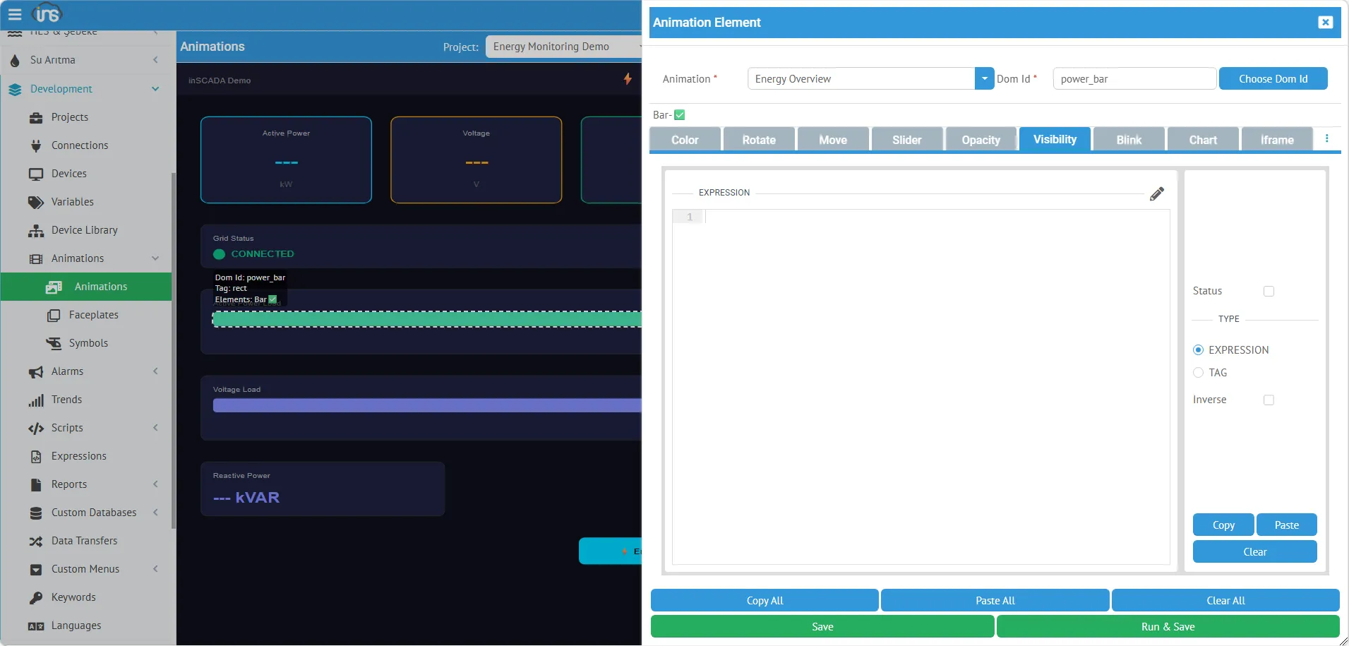 Visibility — Expression