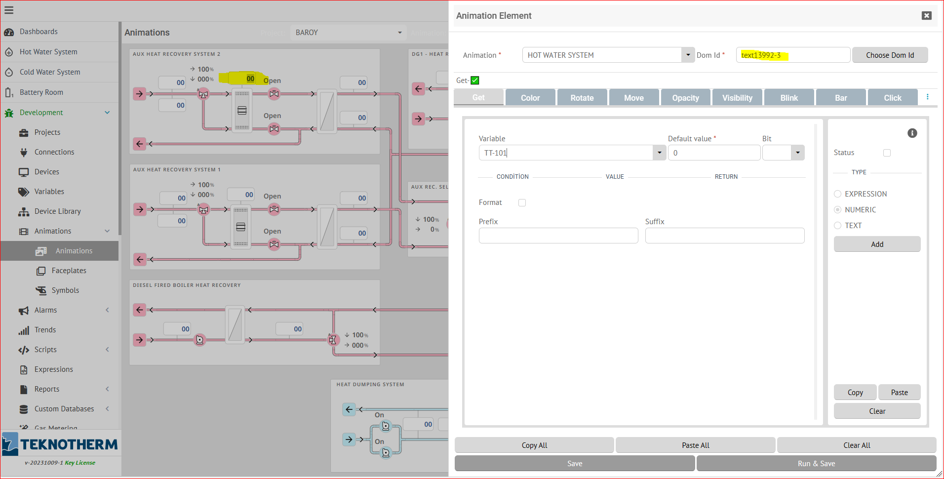 inSCADA animasyon bağlama