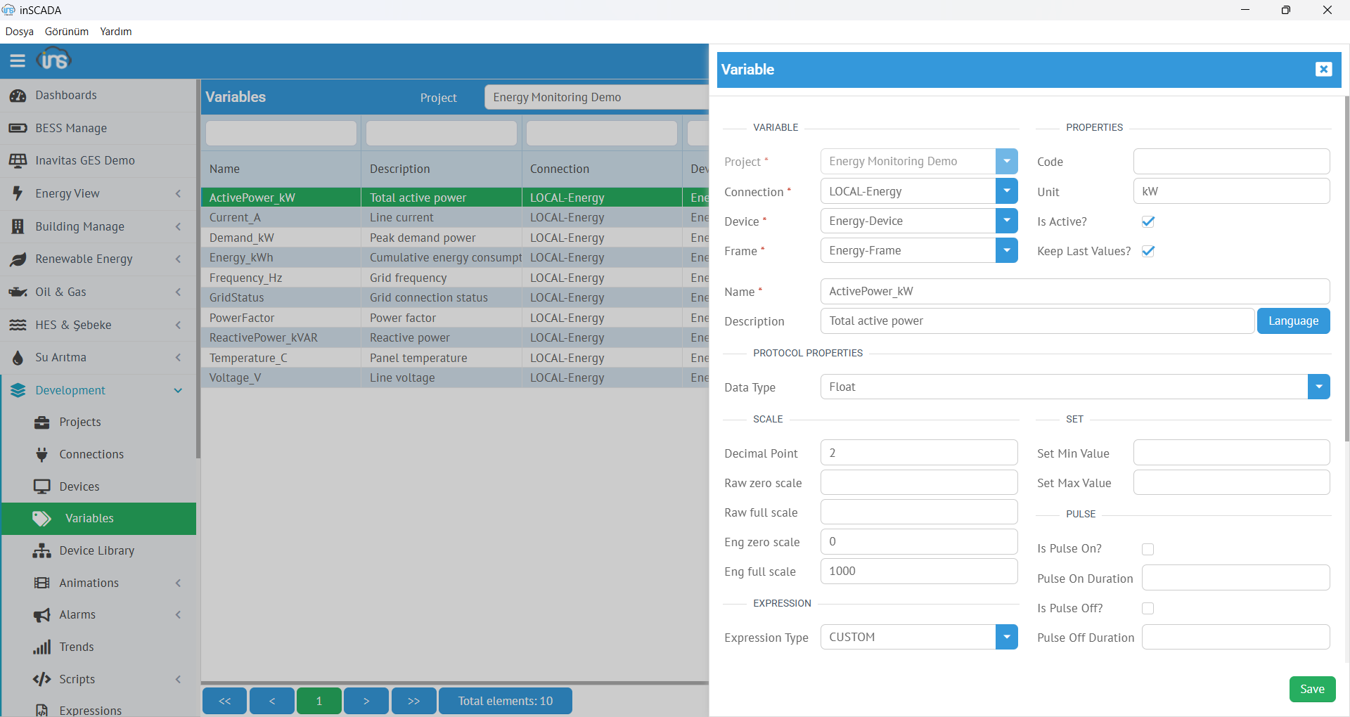 Değişken Düzenleme